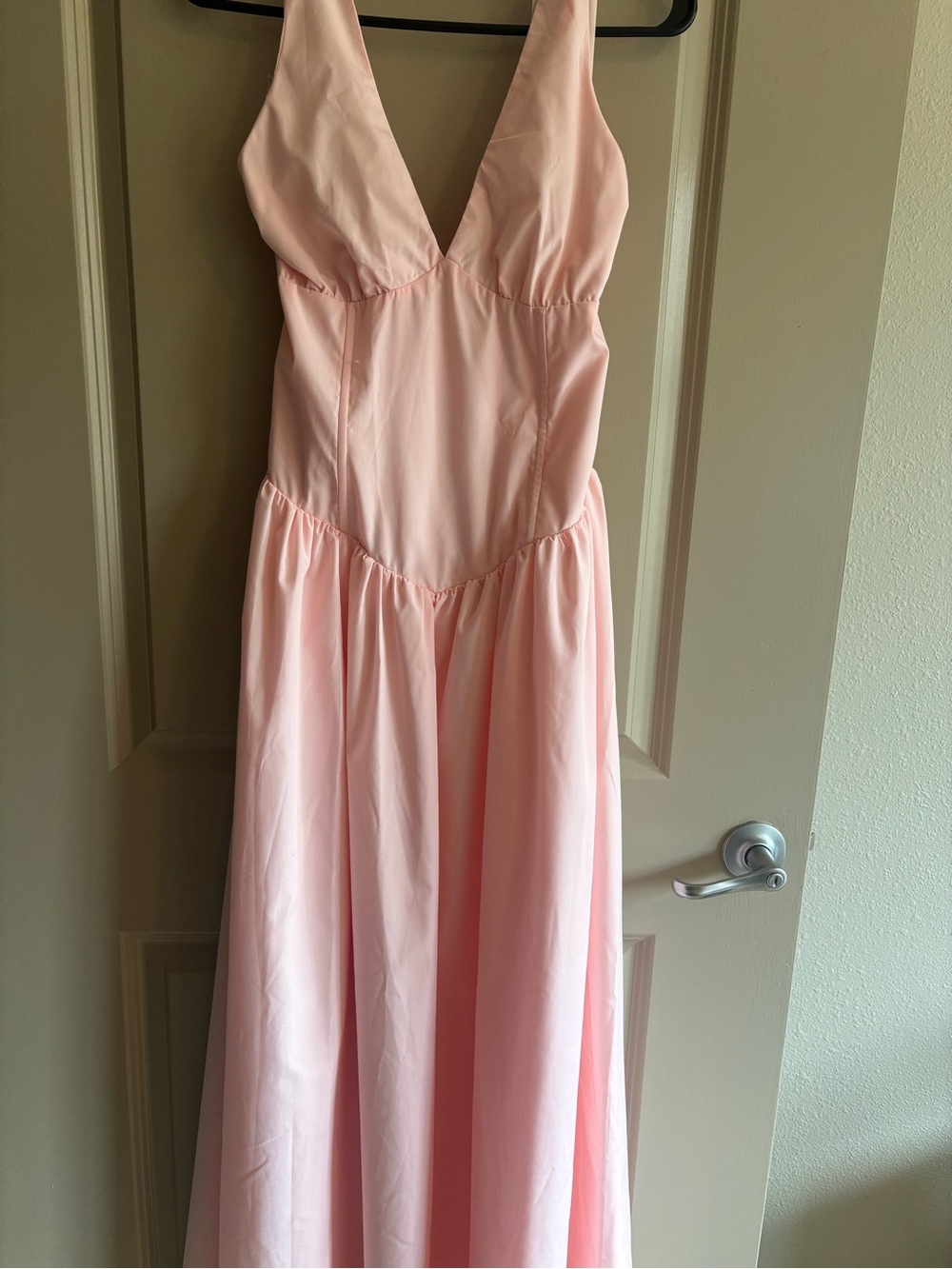Bexley Maxi Dress in Baby Pink